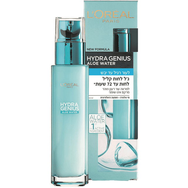 לוריאל - הידרה ג'ינייס לחות כחול יבש 70 מ"ל