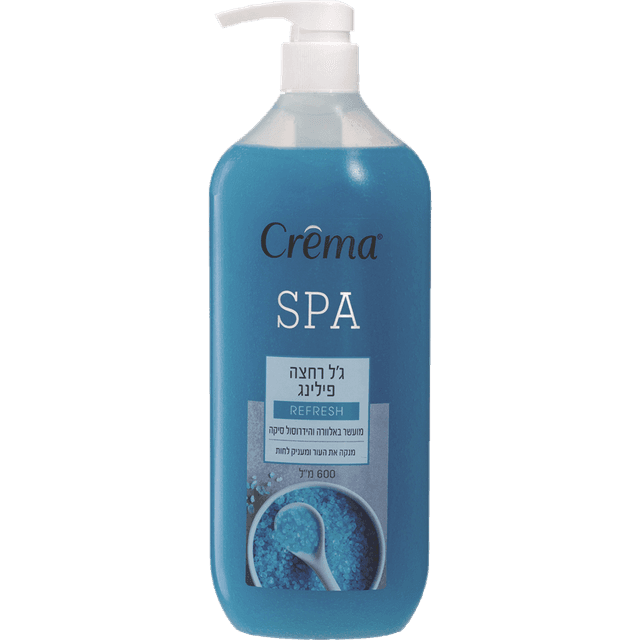 קרמה - ג'ל רחצה פילינג ספא משאבה 600 מ"ל