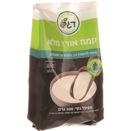 קמח אורז מלא 500 גרם