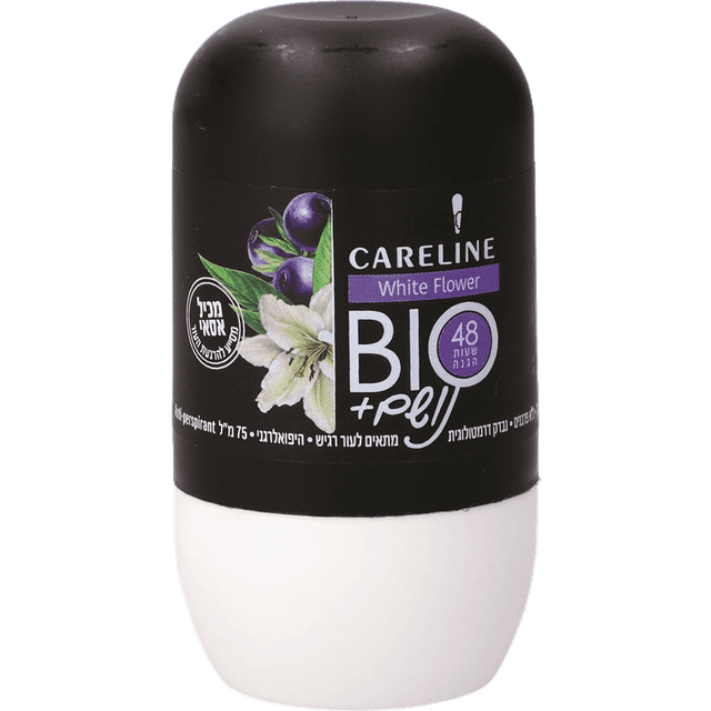 קרליין - נושם ביו דאודורנט רול און לאישה וויט פלאוור 75 מ"ל