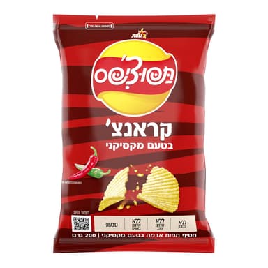 תפוצ'יפס קראנץ מקסיקני 200 ג'