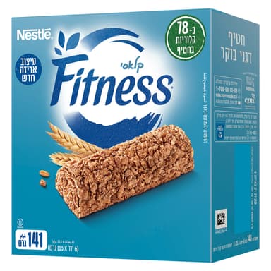 חטיף דגנים קלאסי פרווה 6 *23.5 ג' פיטנס