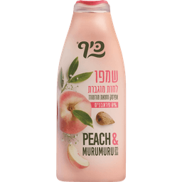 כיף - שמפו לחות מוגברת עם אפרסק וחמאת מורומורו 700 מ"ל