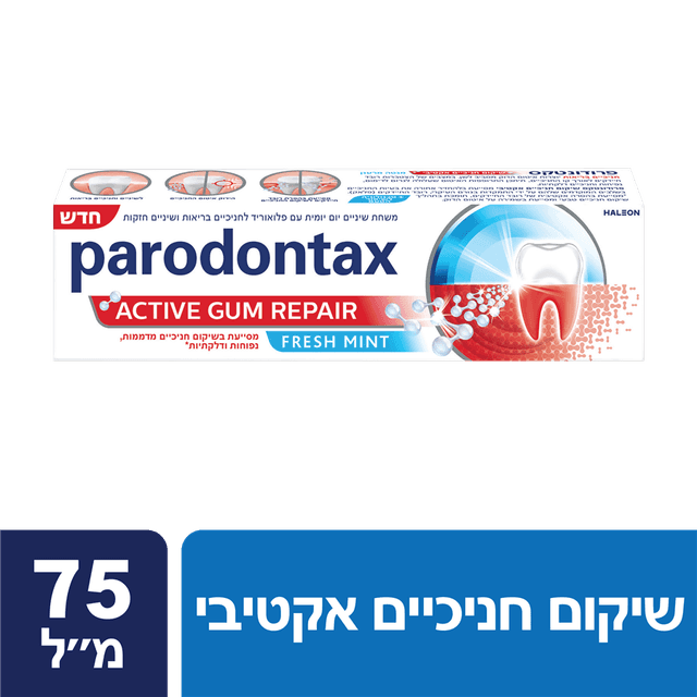 פרודונטקס - משחת שיניים שיקום חניכיים מנטה 75 מ"ל