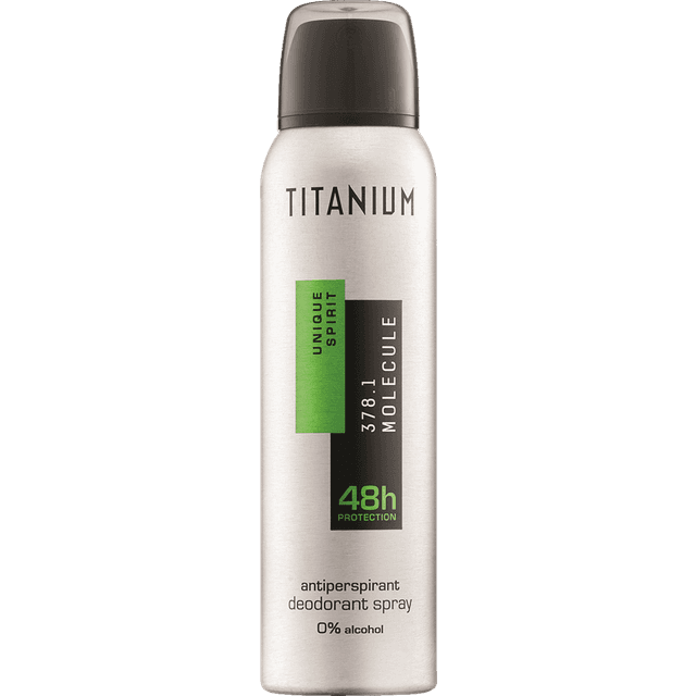 טיטניום - דאודורנט ספריי לגבר אנטיפרספירנט יוניק ספיריט 150 מ"ל