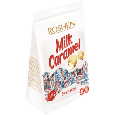 סוכריות ממולאות קרם בטעם חלב 378ג ROSHEN