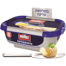 מולר ספרדבל ממרח חמאה מליחות עדינה 200 ג