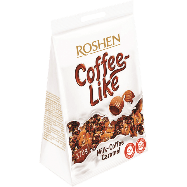 סוכריות ממולאות חלב קפה 378 גר ROSHEN
