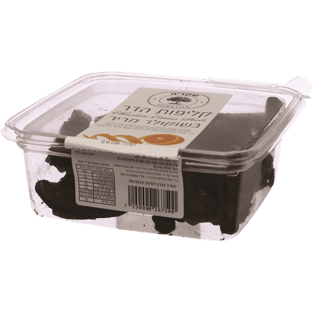 קליפות הדר מצופות בשוקולד 200 גרם