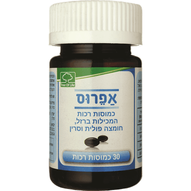 אפרוס - כמוסות ברזל חומצה פולית 30 כמוסות