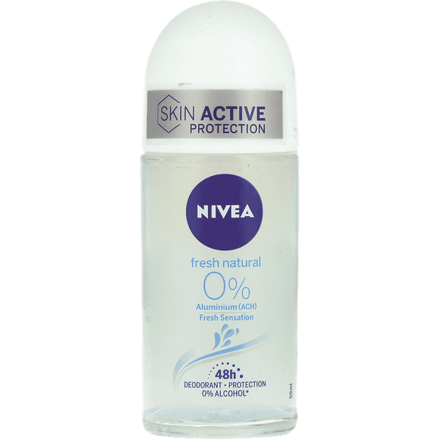 ניוואה - דאודורנט רול און לאישה פרש נטורל לאישה ללא אלומיניום 50 מ"ל