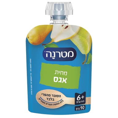 מטרנה - מחית אגס פאוץ 90 גרם