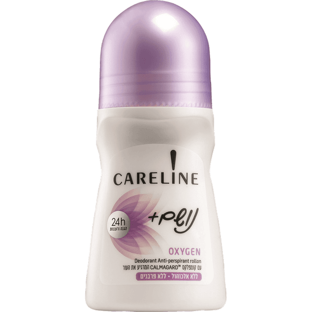 קרליין - נושם אוקסיג'ן דאודורנט רול און לאישה סגול 75 מ"ל