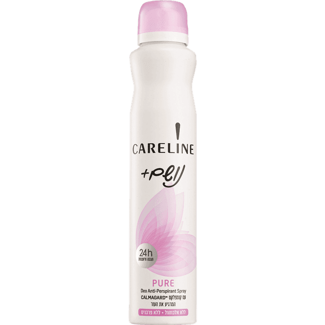 קרליין - נושם פיור דאודורנט ספריי לאישה ורוד 200 מ"ל