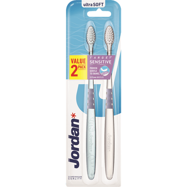 ג'ורדן - מברשת שיניים טרגט סנסיטיב 2 יח'