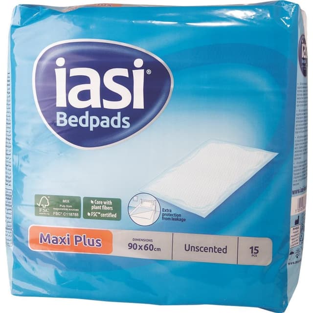 IASI - סדיניות ללא בישום מקסי פלוס 15 יח'