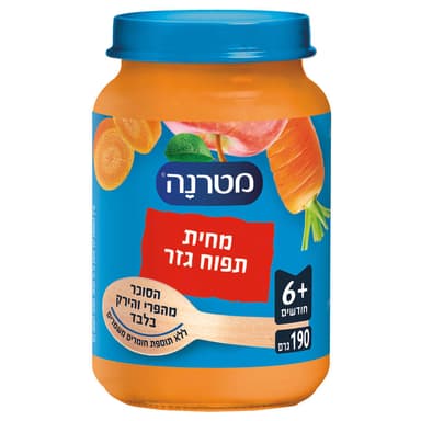 מטרנה - מחית תפוח גזר 190 גרם