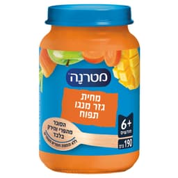 מטרנה - מחית תפוח גזר מנגו 190 גרם