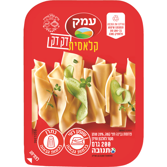 גבינת דק דק 28% 200 ג' עמק