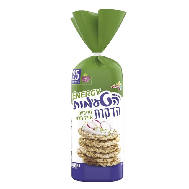 עלית - אנרג'י פריכיות אורז מלא דקות 135 גרם כשל"פ