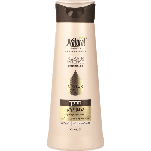 נטורל פורמולה - מרכך לשיער שמן קיק 400 מ"ל