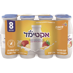 אקטימל 8 תות בננה