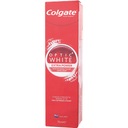 קולגייט - משחת שיניים אופטיק וייט אקסטרה פאוור 75 מ"ל