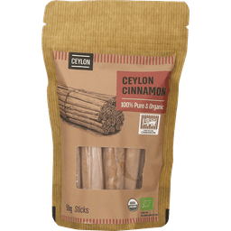 מקלות קינמון ציילון אורגני 50 גרם