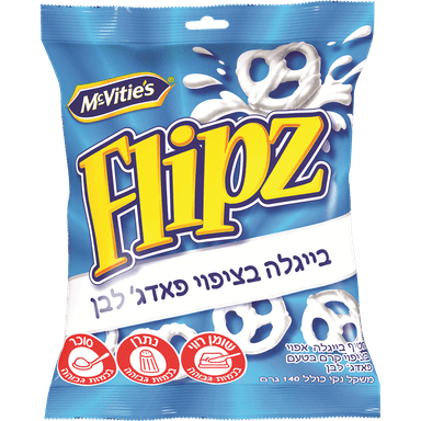 בייגלה פאדג לבן
