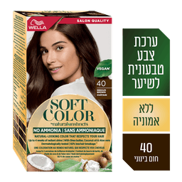 וולה - סופט קולור 4/0 חום בינוני