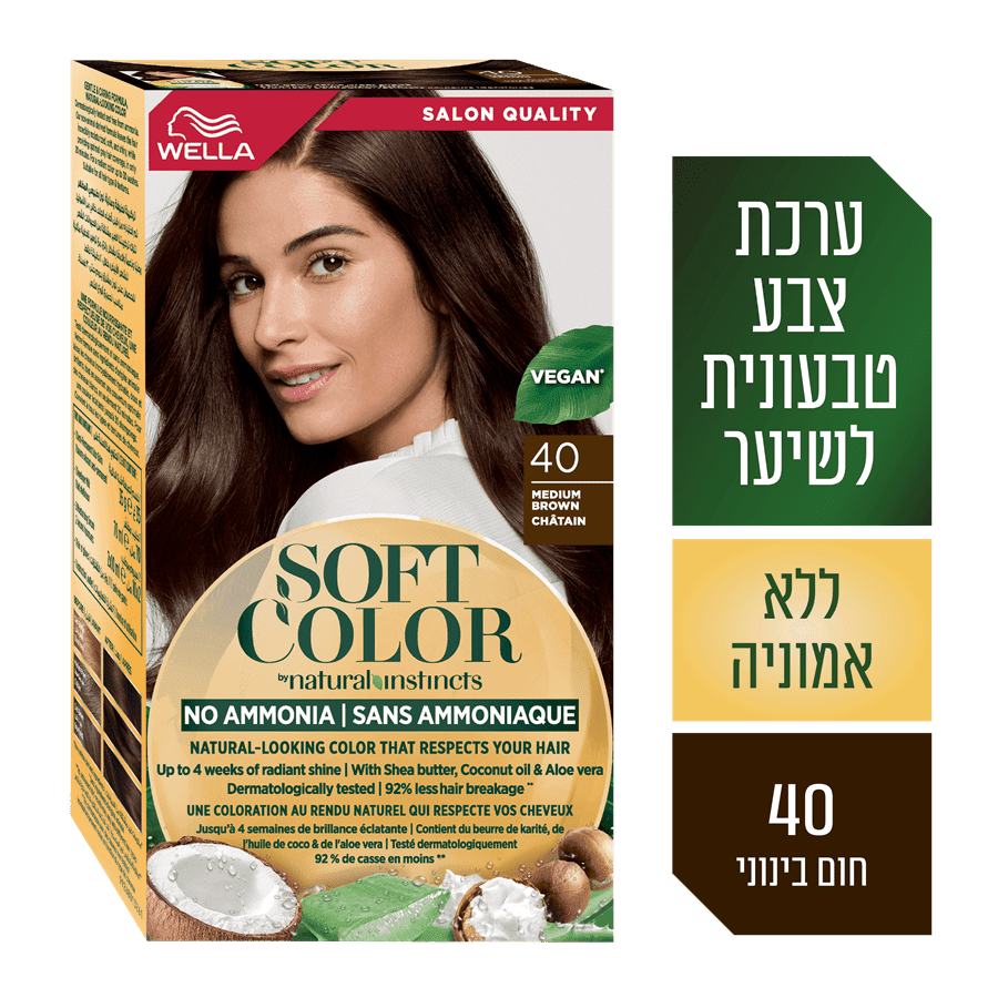 וולה - סופט קולור 4/0 חום בינוני