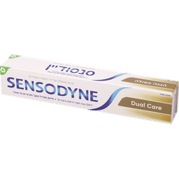 סנסודיין - משחת שיניים דואל קר זהב 75 מ"ל