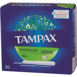 טמפקס - טמפונים סופר 20 יח'