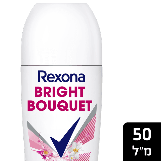 רקסונה - דאודורנט רול און לאישה ברייט בוקה 50 מ"ל