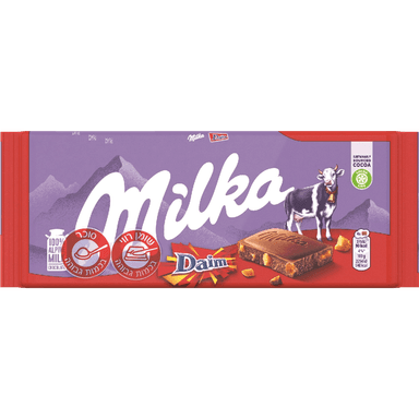 מילקה - טבלה שוקולד דאיים 100 גרם