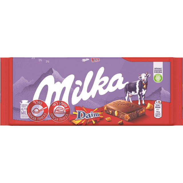 מילקה - טבלה שוקולד דאיים 100 גרם