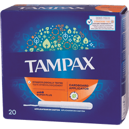 טמפקס - טמפונים קומפאק סופר פלוס 20 יח'