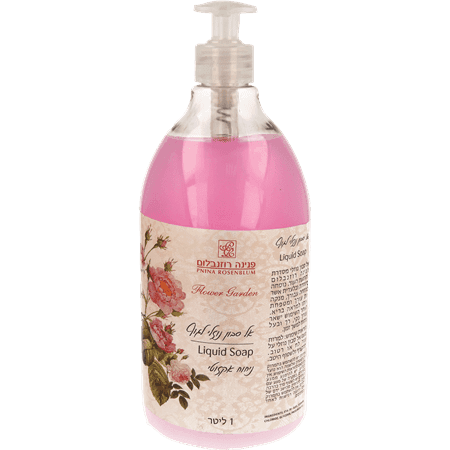 פנינה רוזנבלום - סבון נוזלי לידיים ורוד משאבה 1 ליטר