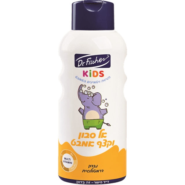 ד"ר פישר - קידס קצף אמבט ויטמינים 750 מ"ל