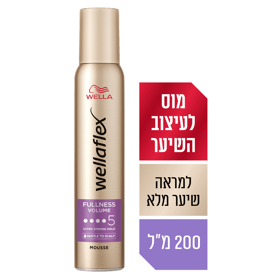 ווה פלקס מוס למראה שיער מלא 200 מ"ל