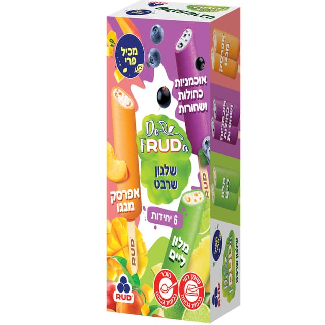 גלידת שרבת DEFRUDA פירות מאגדת 360 גרם R