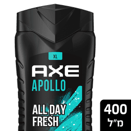 אקס - ג'ל רחצה אפולו 400 מ"ל