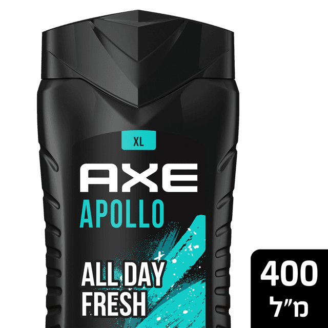 אקס - ג'ל רחצה אפולו 400 מ"ל