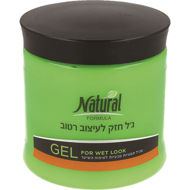 נטורל - ג'ל שיער לעיצוב רטוב 500 מ"ל