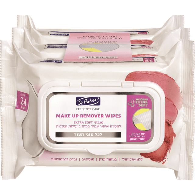 ד"ר פישר - מגבונים להסרת איפור אקסטרה סופט 30 יח' * 3