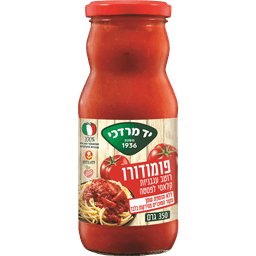 יד מרדכי - פומודורו רוטב עגבניות קלאסי לפסטה 350 גרם