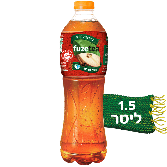 פיוז טי בטעם תפוח קינמון 1.5 ליטר