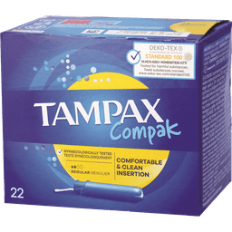 טמפקס - קומפקט רגולר 22 יח'
