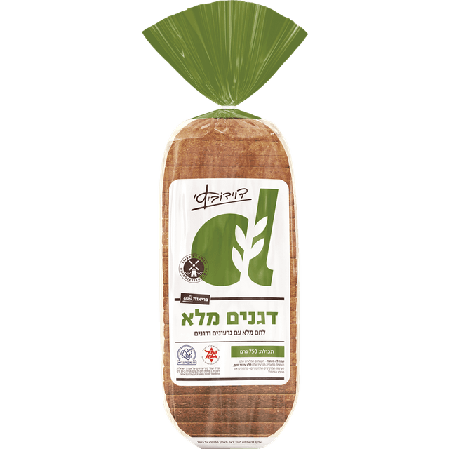 לחם דגנים מלא 750 גרם