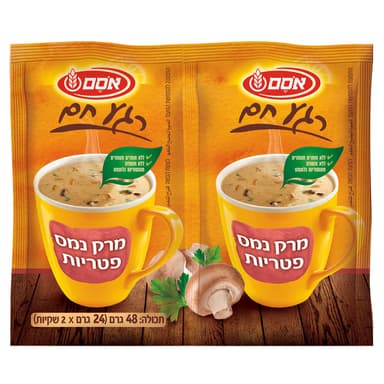 אוסם - מרק נמס פטריות זוג 24 גרם * 2